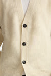 Cardigan in lana panna men Diana studio - 6