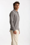 Polo in lana boucle’ grigio men Diana studio - 3