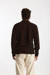 Polo in lana boucle’ marrone men Diana studio - 4