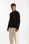 Polo in lana boucle’ nero men Diana studio - 4