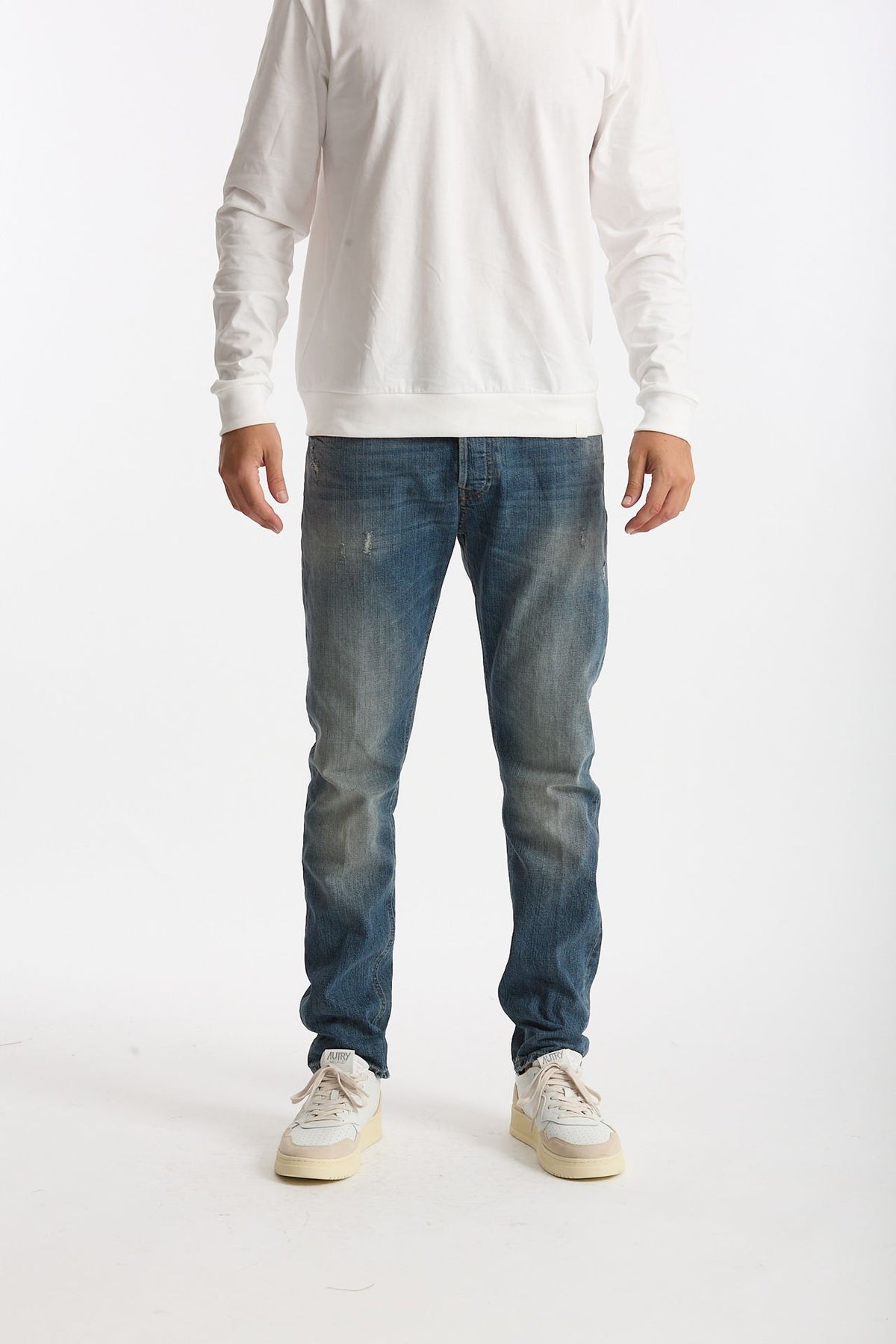 Jeans ICON lavaggio chiaro destroyed men Dondup - 3