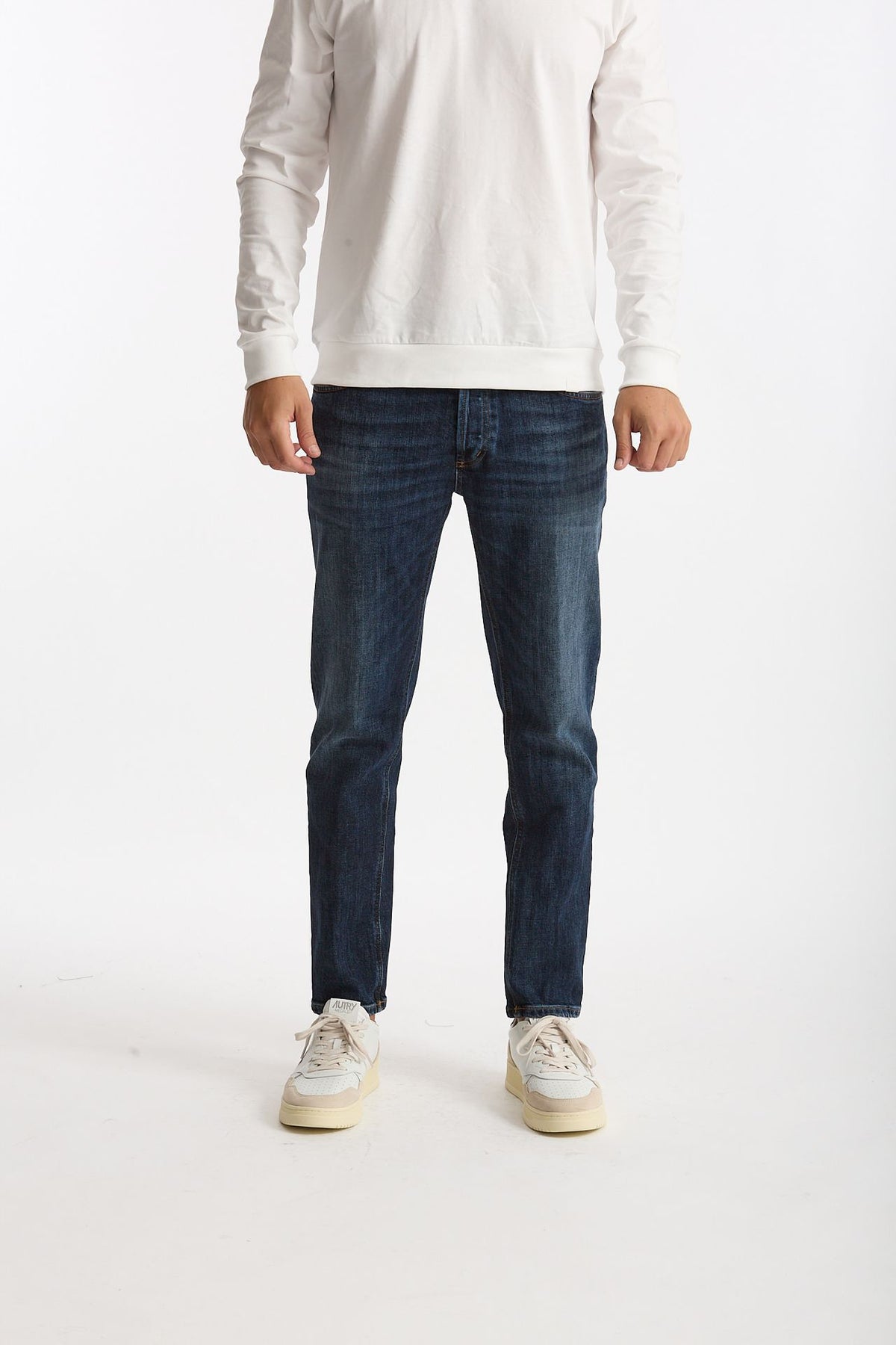 Jeans stretch BRIGHTON lavaggio medio scuro men Dondup - 3