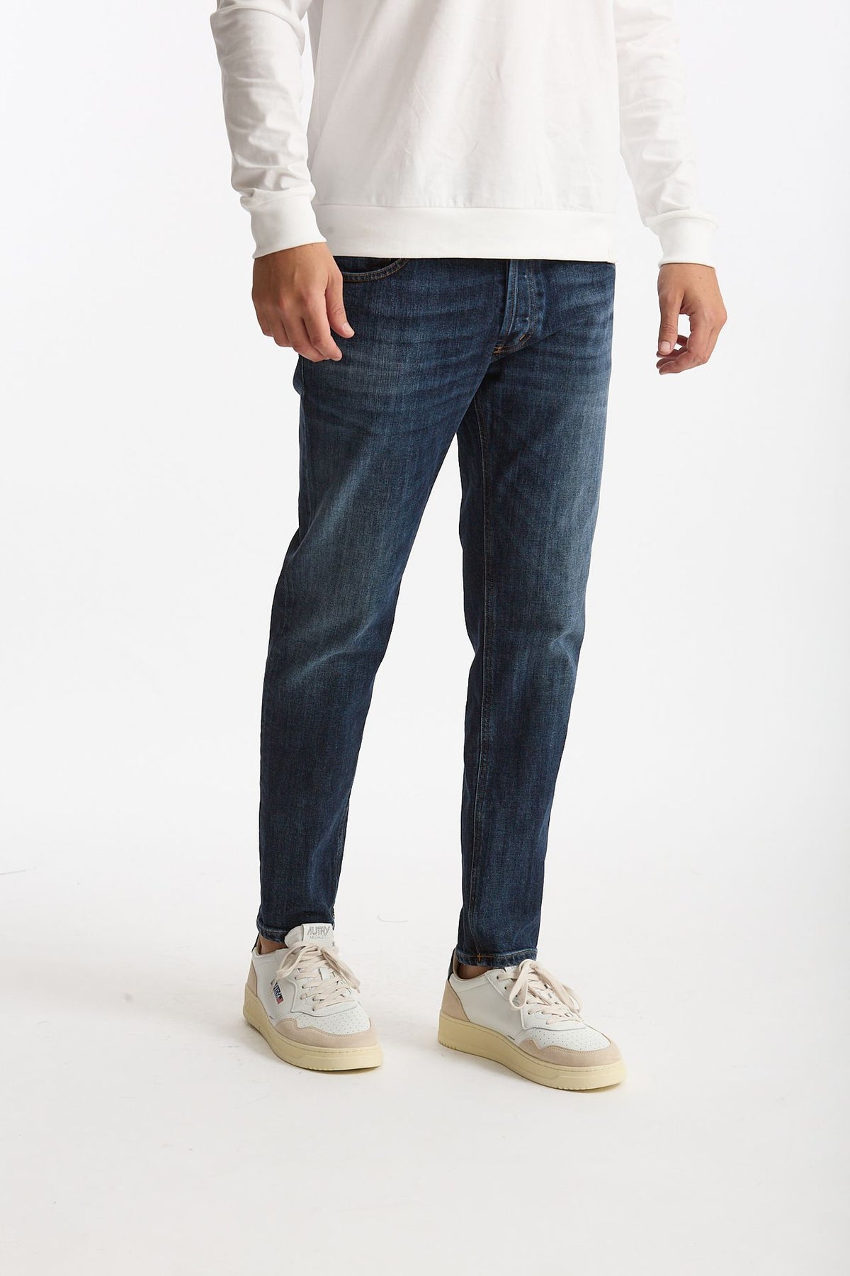 Jeans stretch BRIGHTON lavaggio medio scuro men Dondup - 5