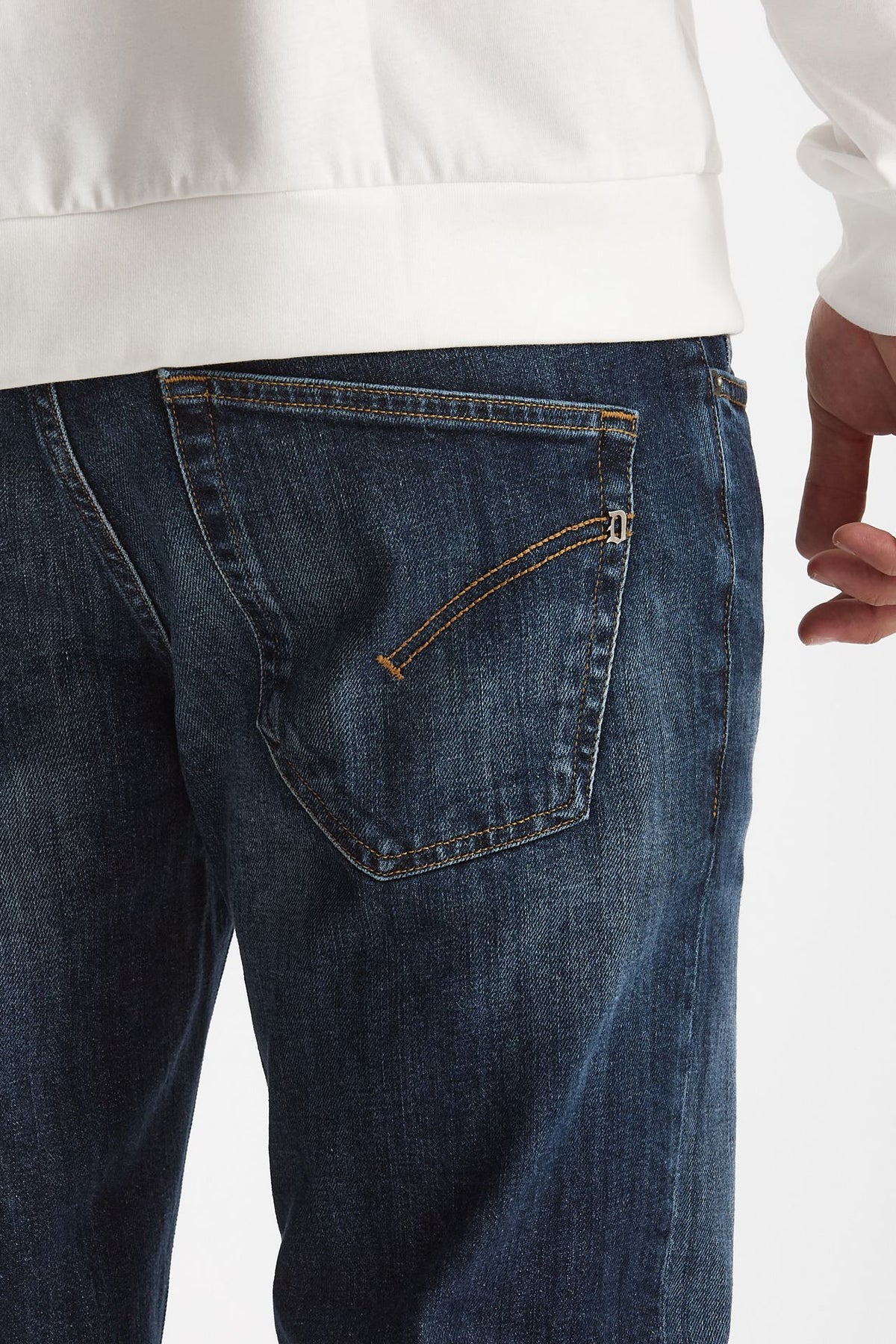 Jeans stretch BRIGHTON lavaggio medio scuro men Dondup - 2