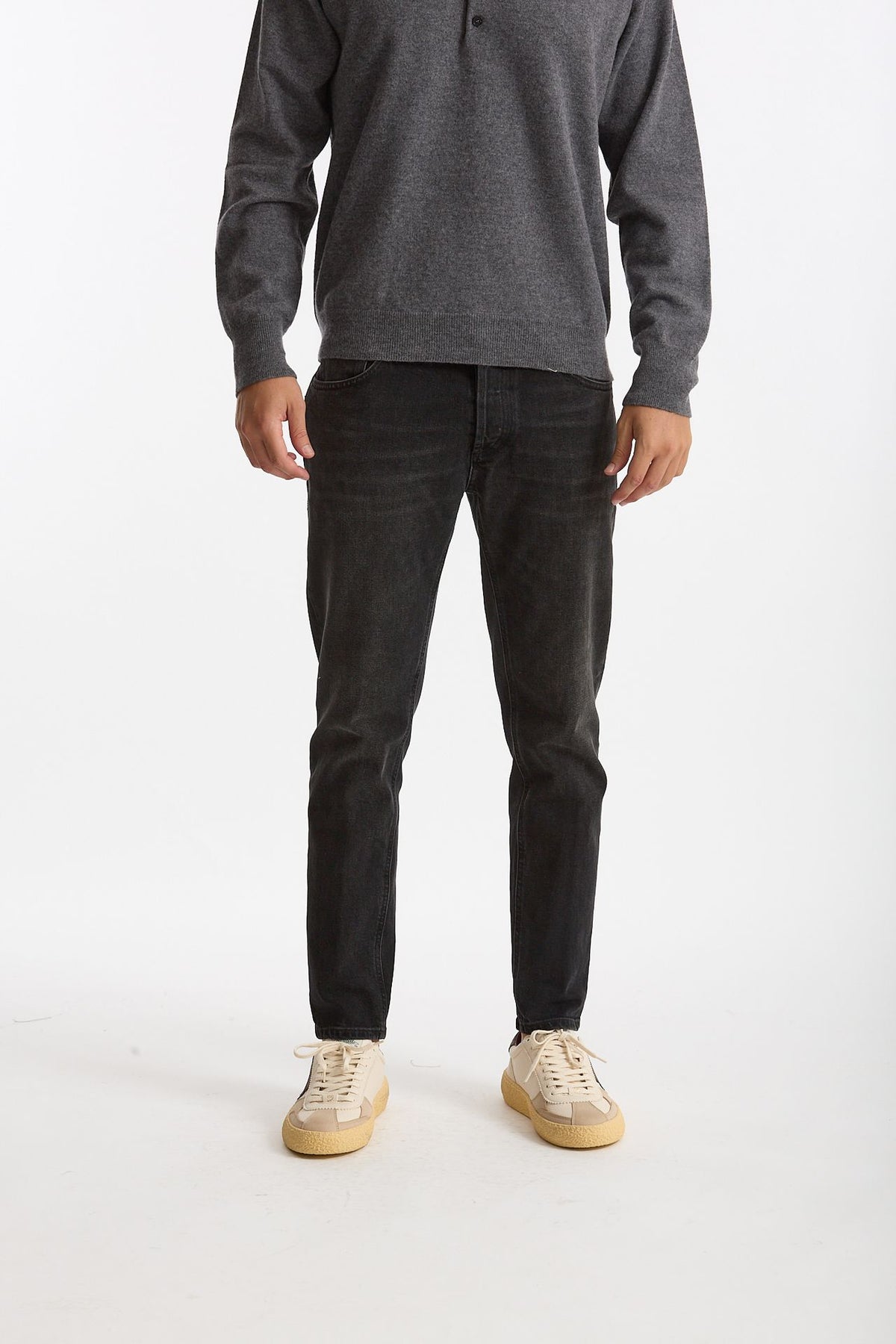 Jeans BRIGHTON cotone stretch nero men Dondup - 2
