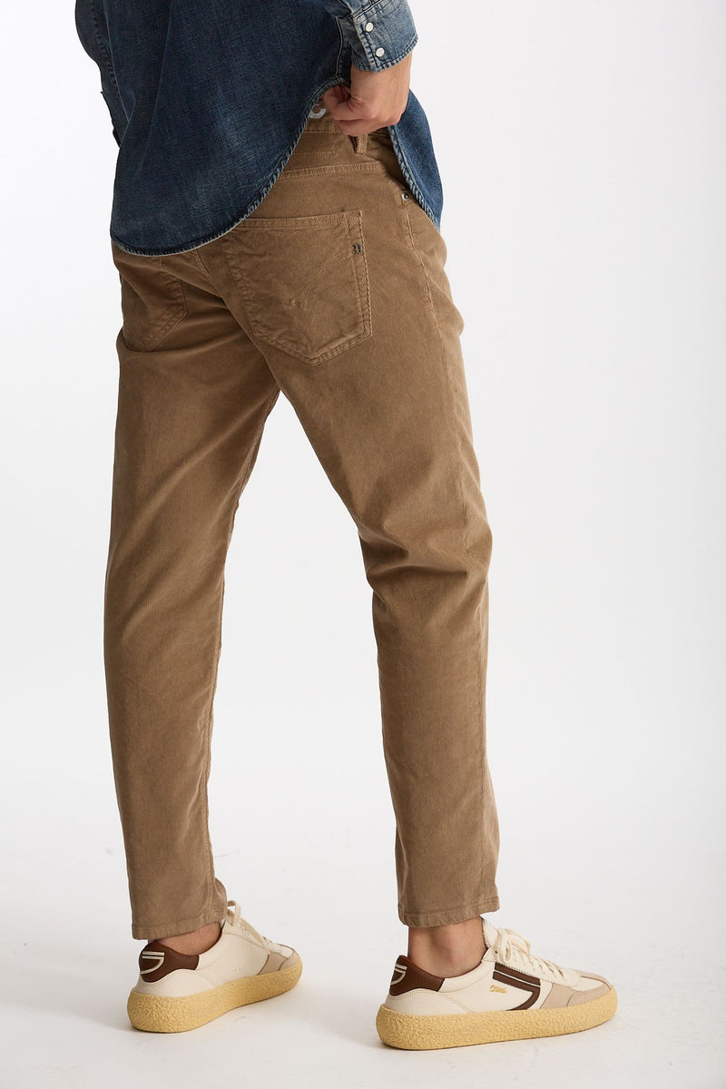 Jeans BRIGHTON in velluto cammello men Dondup - 3
