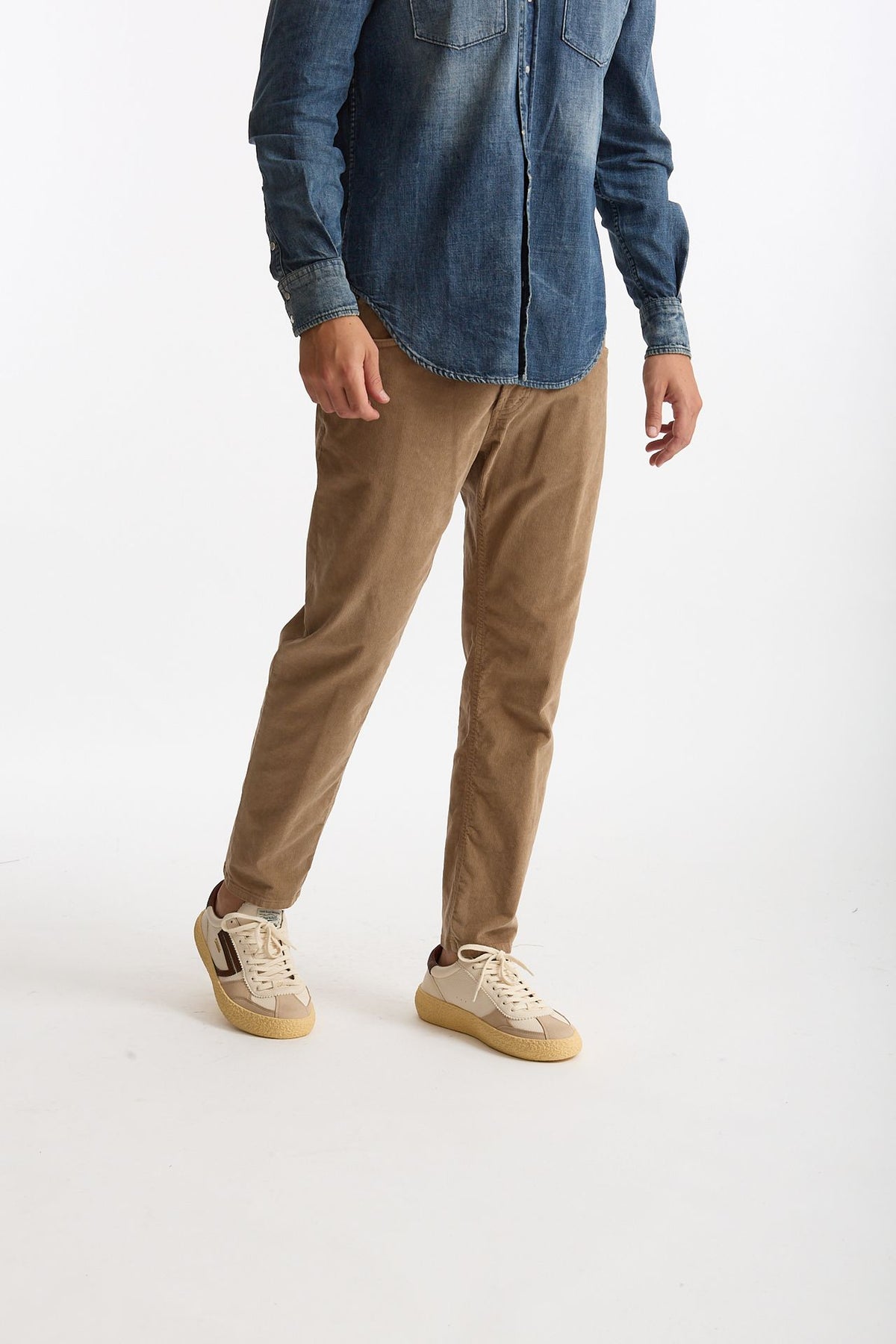 Jeans BRIGHTON in velluto cammello men Dondup - 4