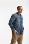 Camicia manica lunga in denim medio men Dondup - 5