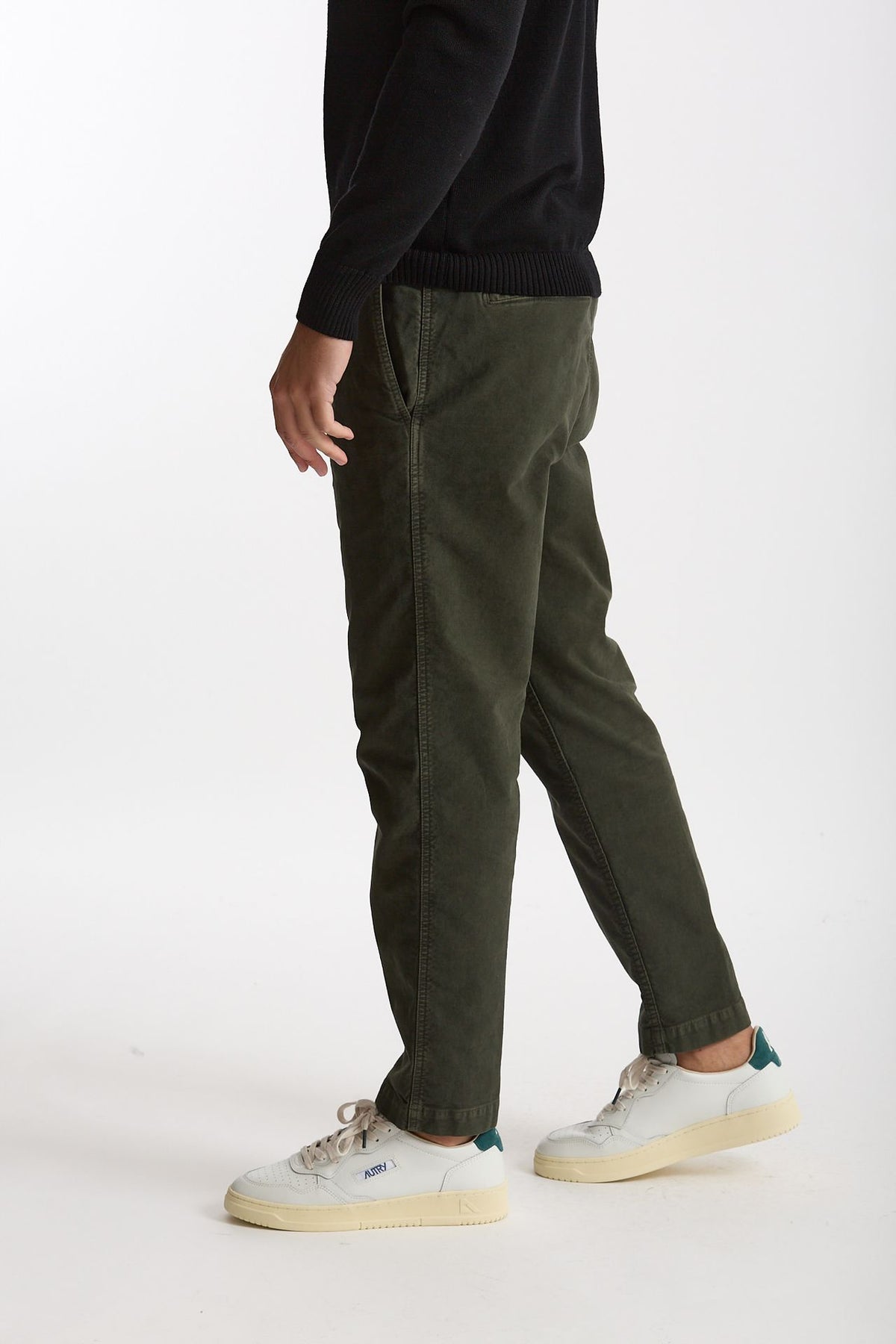 Pantalone in cotone lavato stretch ZYAN verdone men Dondup - 2