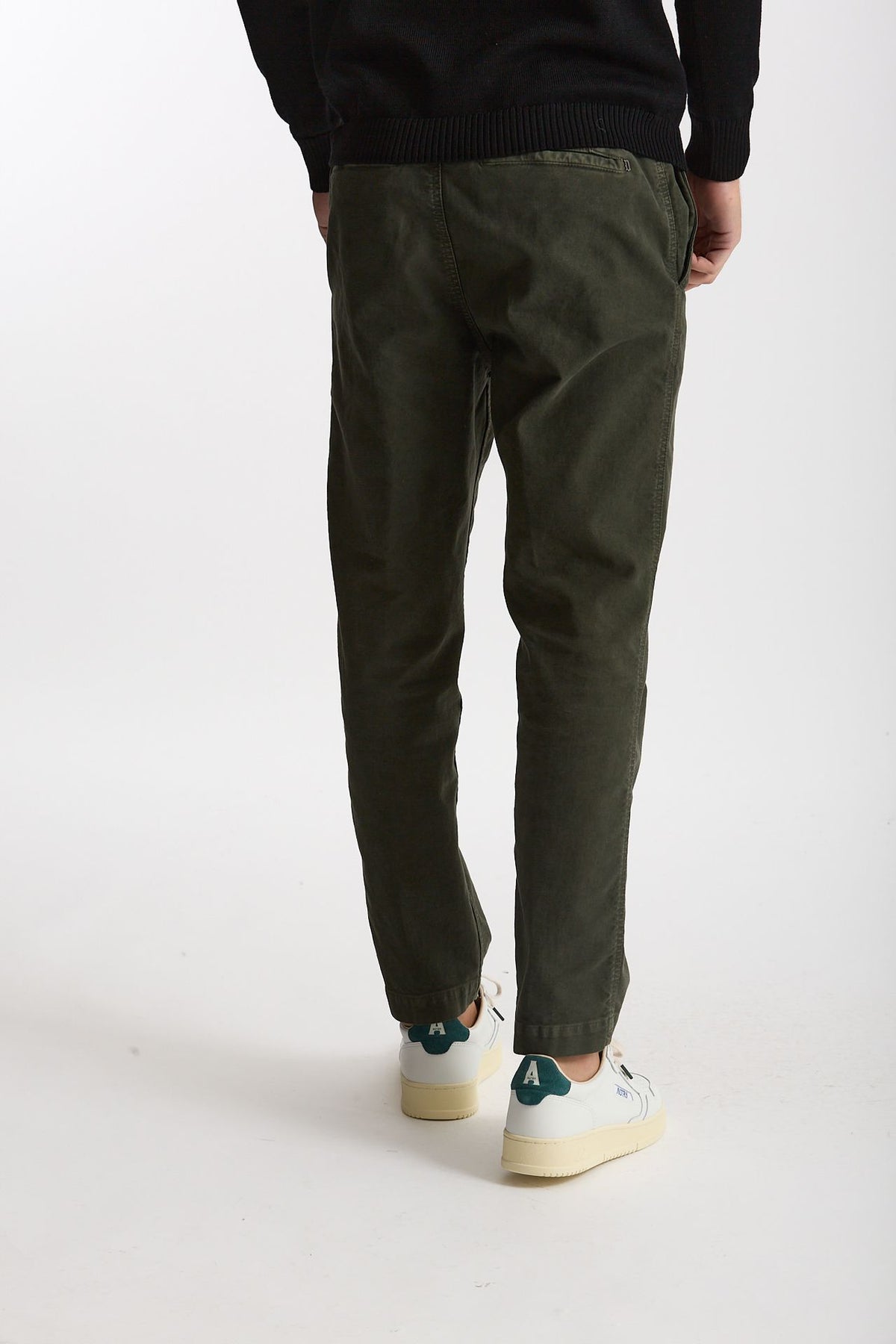 Pantalone in cotone lavato stretch ZYAN verdone men Dondup - 3