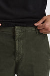 Pantalone in cotone lavato stretch ZYAN verdone men Dondup - 5