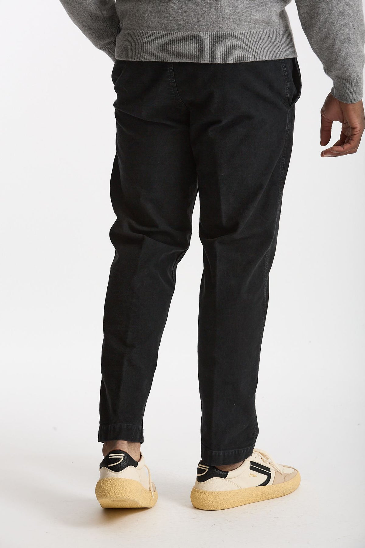 Pantalone ZYAN  in cotone lavato antracite men Dondup - 3