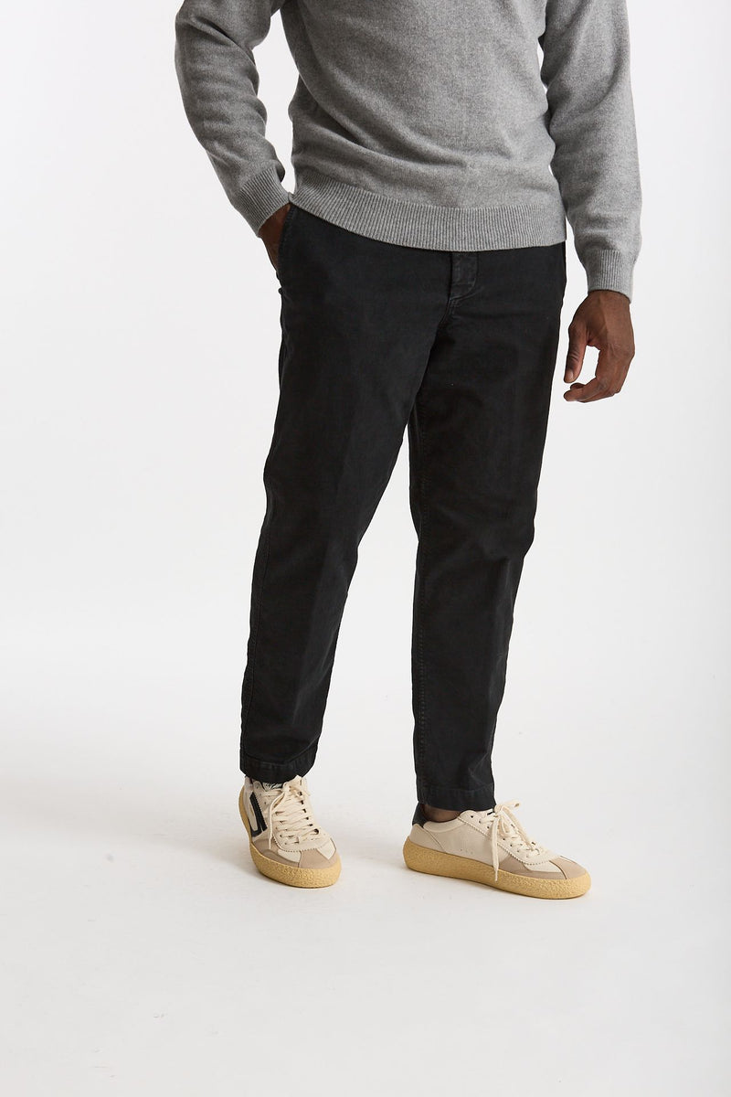 Pantalone ZYAN  in cotone lavato antracite men Dondup - 4