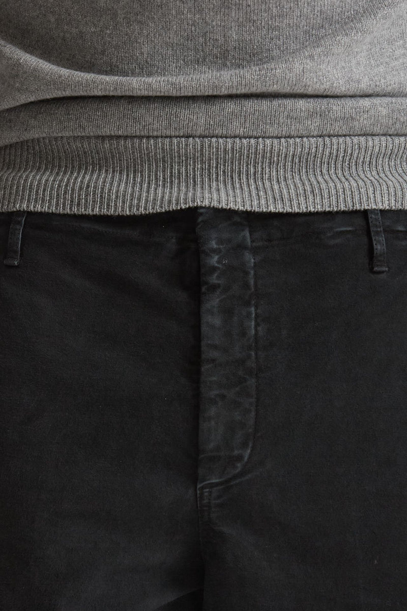 Pantalone ZYAN  in cotone lavato antracite men Dondup - 5
