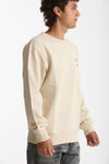Felpa girocollo in cotone panna men Drôle de monsieur - 3