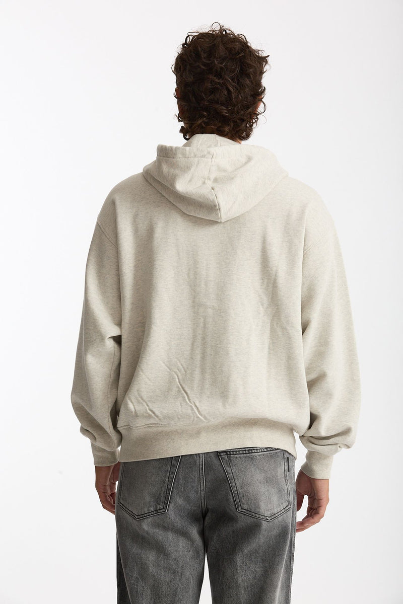Felpa Full zip in cotone grigio chiaro men Drôle de monsieur - 3