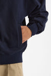Felpa Full zip in cotone blu men Drôle de monsieur - 6