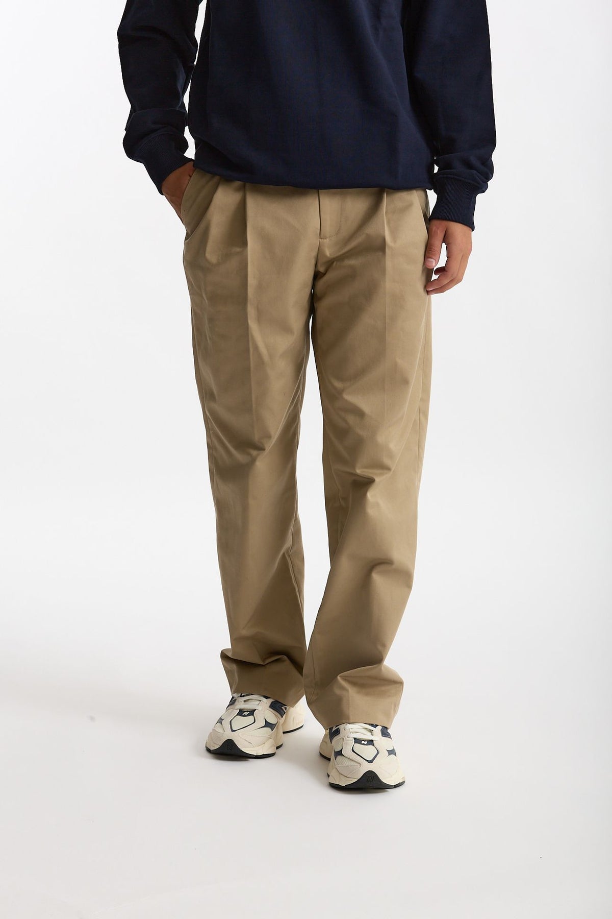 Pantalone Misto cotone beige men Drôle de monsieur - 1