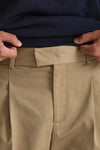 Pantalone Misto cotone beige men Drôle de monsieur - 6