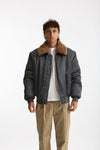 Bomber foderato grigio men Drôle de monsieur - 1
