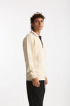 Felpa in cotone panna men Drôle de monsieur - 2