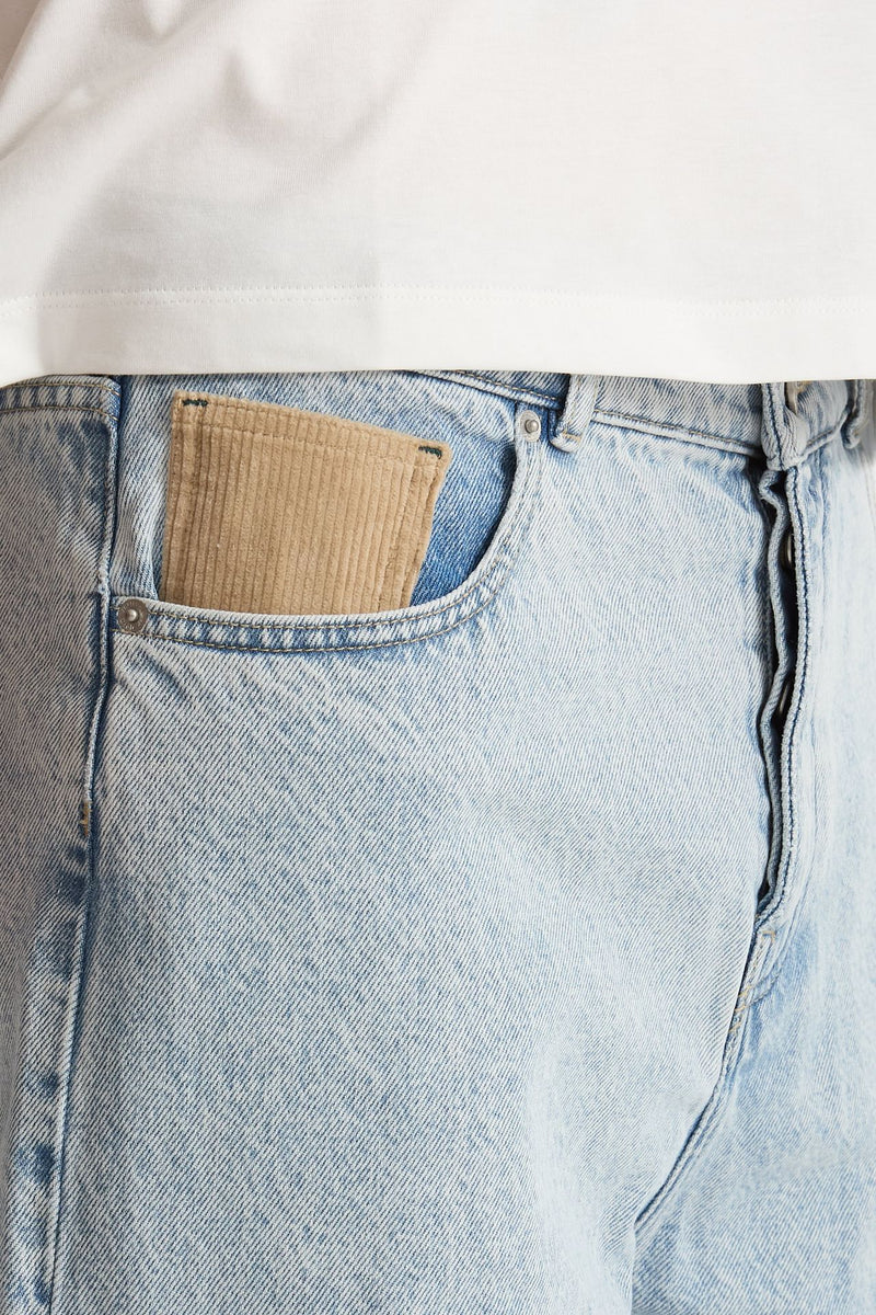Jeans ampio lavaggio chiaro men Drôle de monsieur - 7