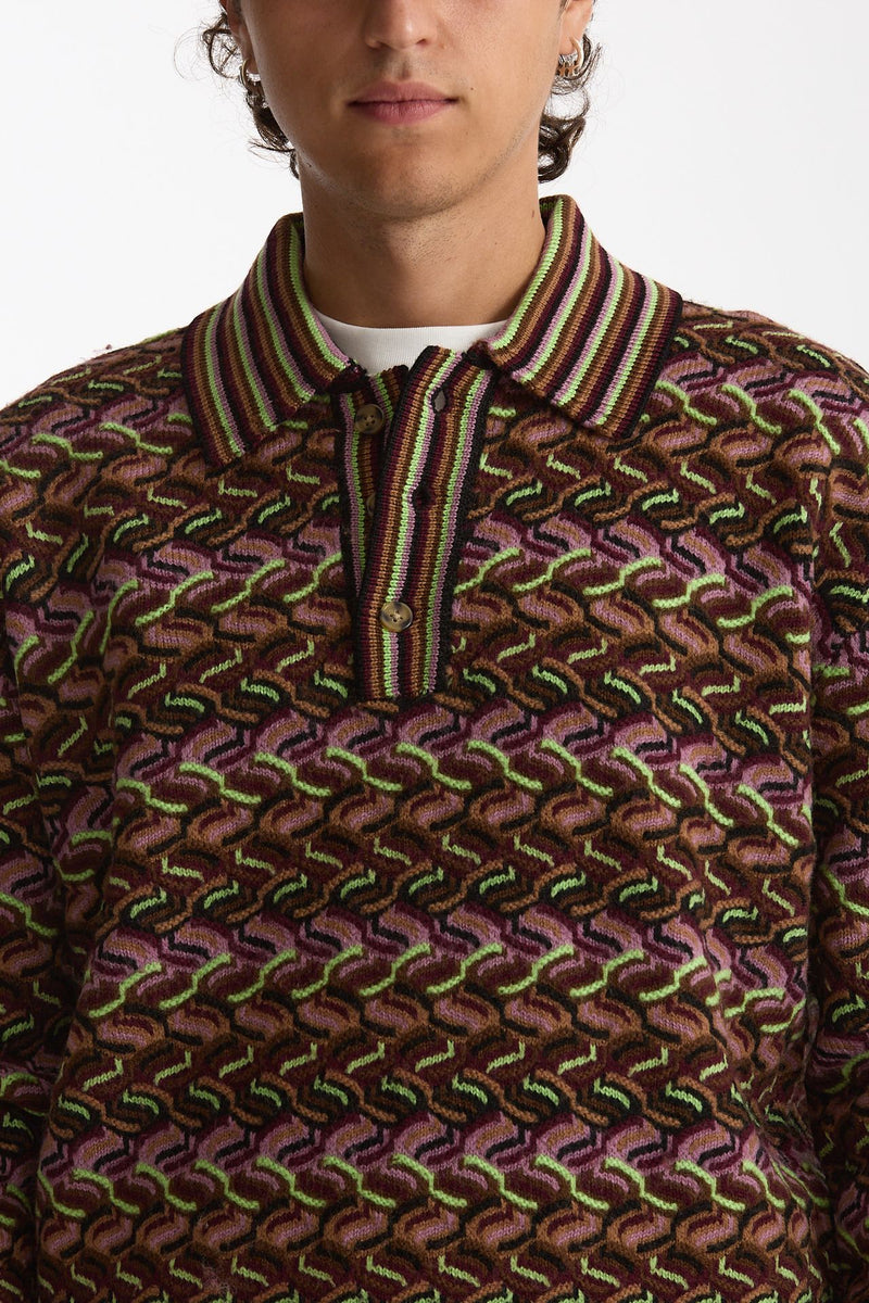 Maglia polo fantasia multicolor men Drôle de monsieur - 7