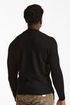 Maglia lupetto in lana nero men Drumohr - 3