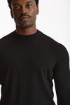 Maglia lupetto in lana nero men Drumohr - 5