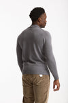 Maglia lupetto in lana grigio men Drumohr - 2