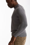 Maglia lupetto in lana grigio men Drumohr - 4