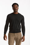 Maglia in lana rasata MODERN grigio antracite men Drumohr - 3