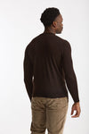 Maglia in lana rasata MODERN marrone men Drumohr - 2