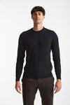Maglia in lana rasata MODERN blu men Drumohr - 2