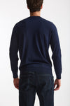 Maglia in lana rasata MODERN blu aperto men Drumohr - 3