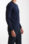 Maglia in lana rasata MODERN blu aperto men Drumohr - 4