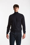 Dolcevita in lana rasata MODERN blu men Drumohr - 1