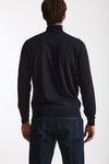 Dolcevita in lana rasata MODERN blu men Drumohr - 4