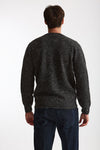 Maglia girocollo in lana e cashmere Tweed grigio men Drumohr - 4