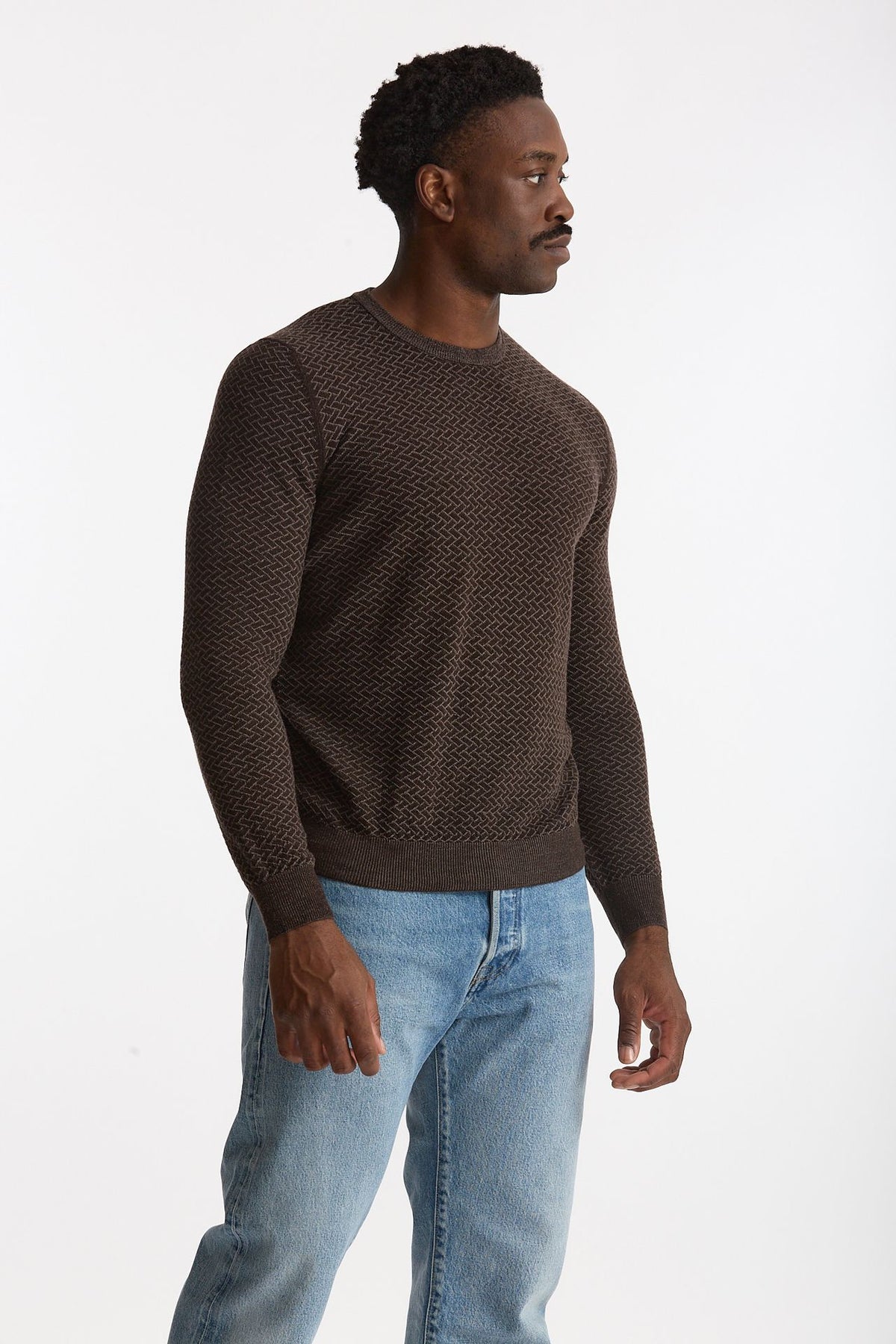 Maglia in lana marrone men Drumohr - 4