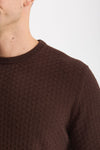 Maglia in lana marrone microlavorata men Drumohr - 5