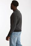 Maglia in cashmere fantasia grigio e antracite men Drumohr - 3