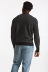Maglia in cashmere fantasia grigio e antracite men Drumohr - 1