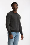 Maglia in cashmere fantasia grigio e antracite men Drumohr - 4