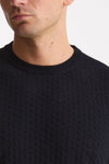 Maglia in lana blu microlavorazione men Drumohr - 5