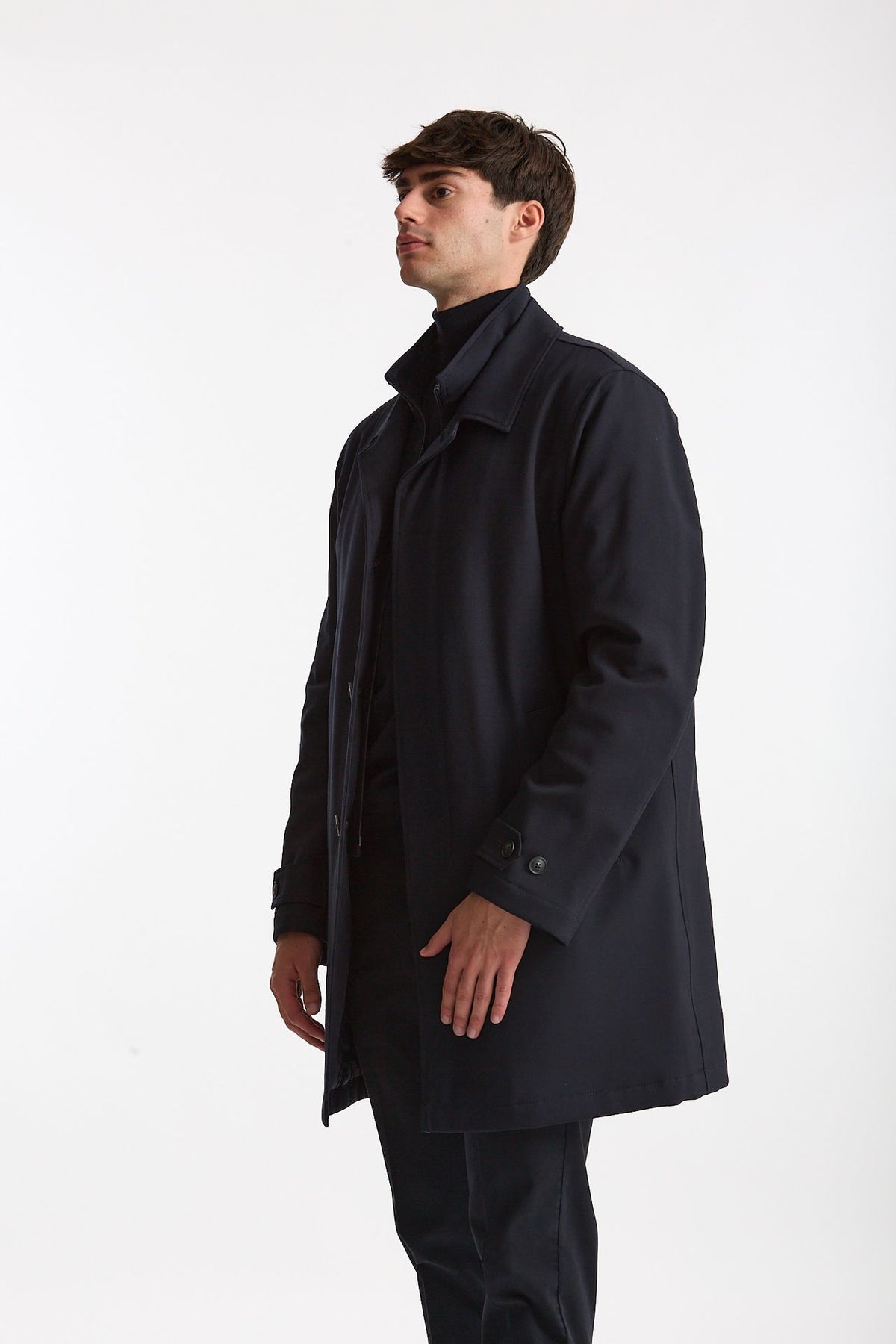 Soprabito monopetto morning coat blu men Fay - 3