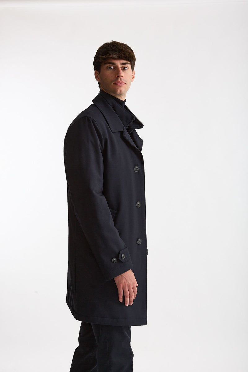 Soprabito monopetto morning coat blu men Fay - 5