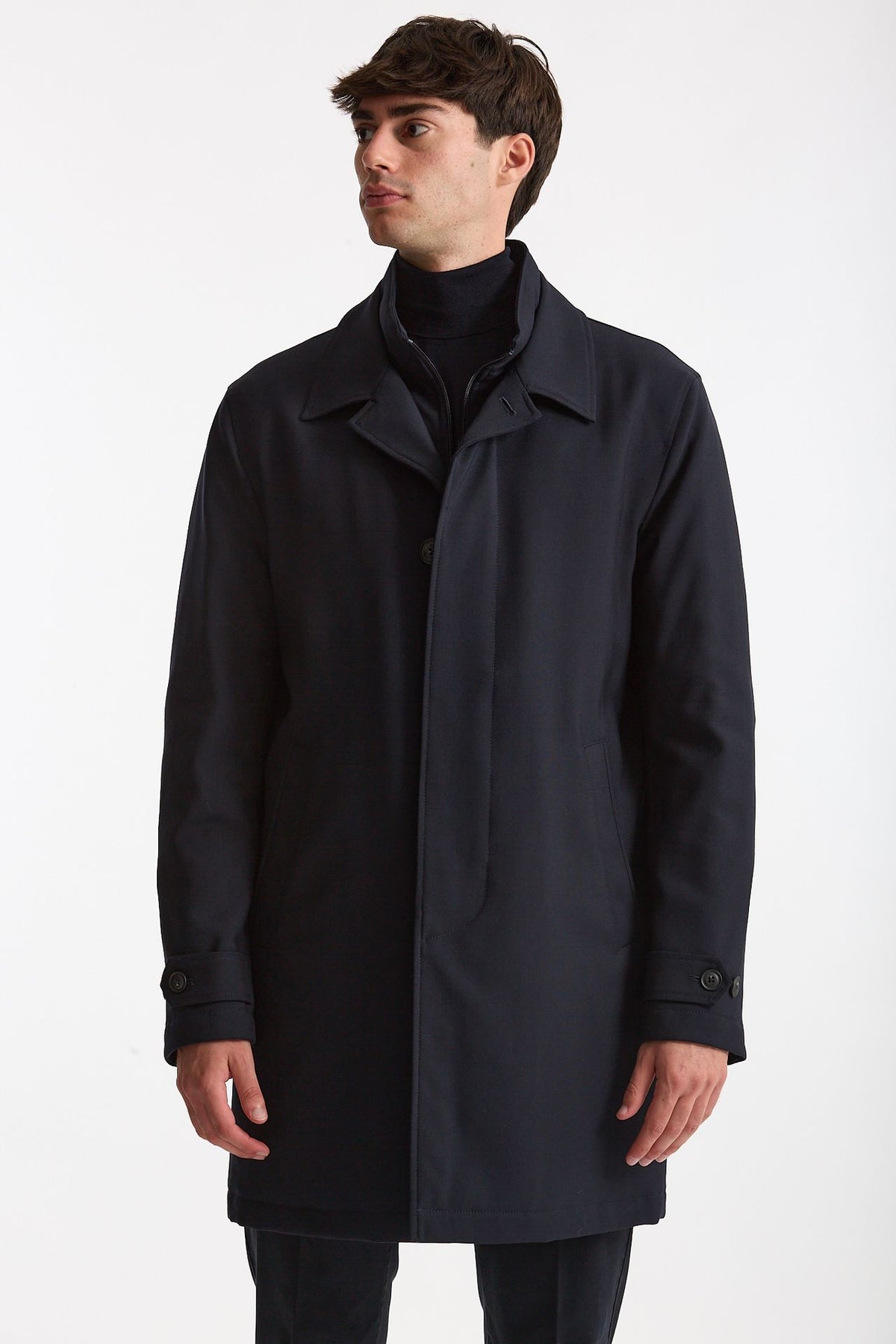 Soprabito monopetto morning coat blu men Fay - 2