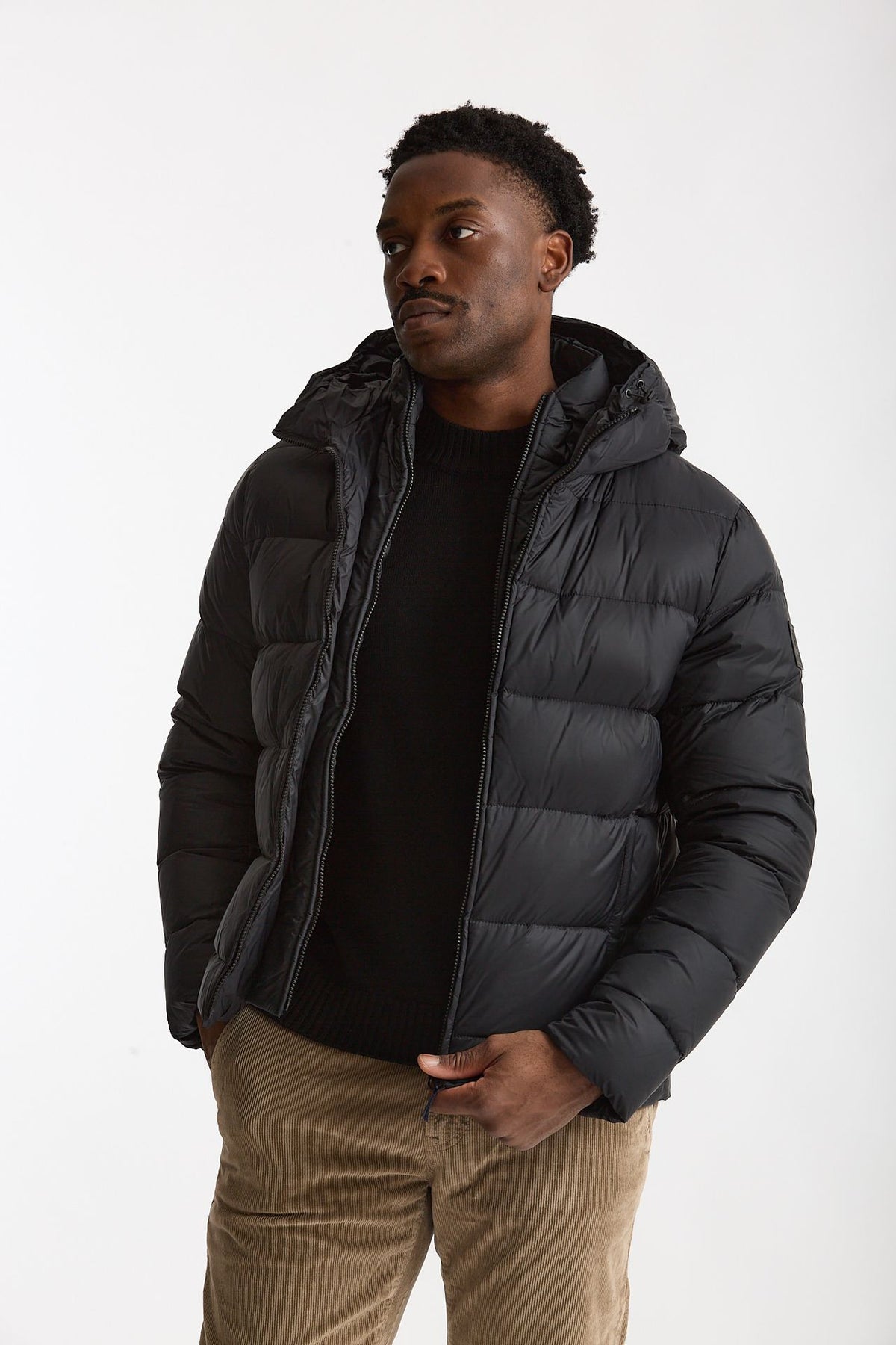 Piumino double front nero men Fay - 3