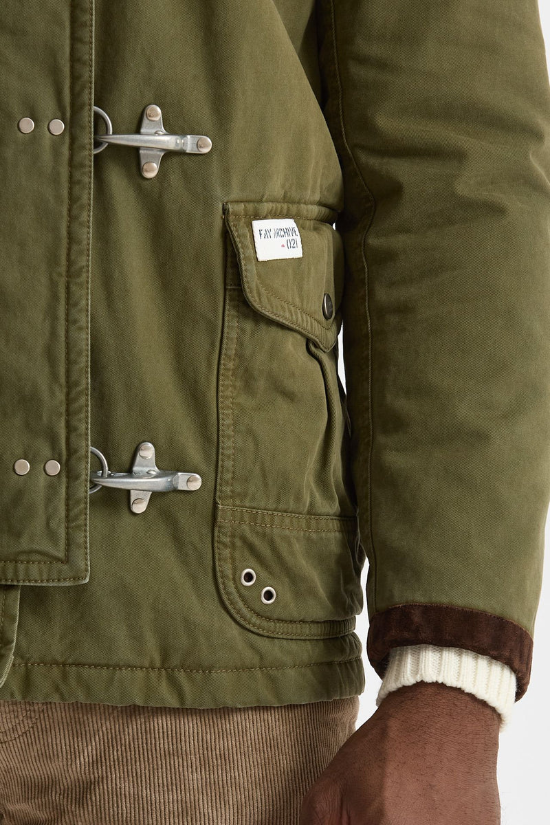 Giubbotto ARCHIVE verde militare men Fay - 8